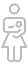 icon of women holding child